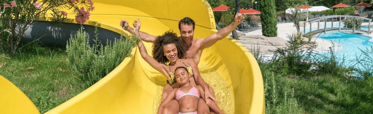 Camping in Spanje met glijbanen
