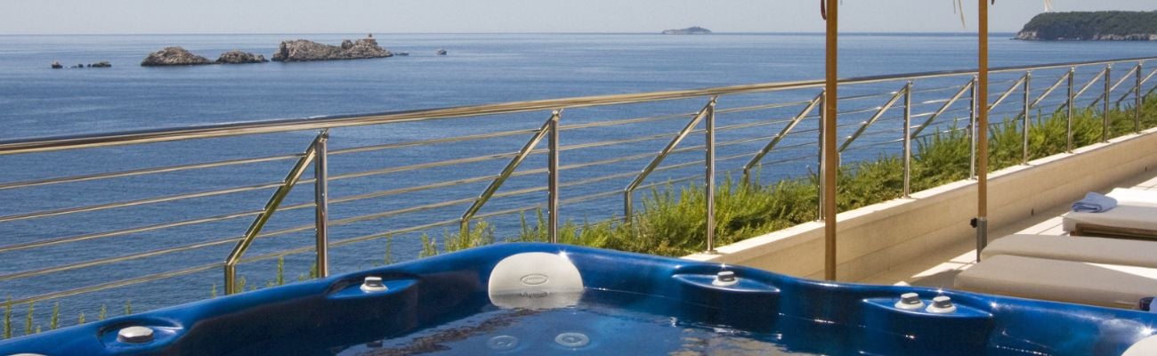Huisje aan zee met jacuzzi