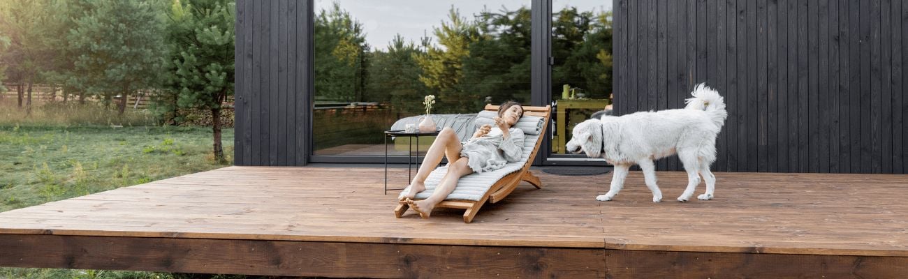 Vakantiepark met hond