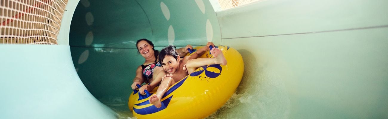 Vakantieparken met subtropisch zwembad in Normandië