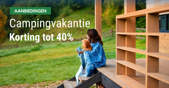 Camping korting tot 40%
